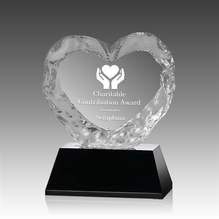 Crystal Fluid-Fractured Heart Iceberg Awards suppliers