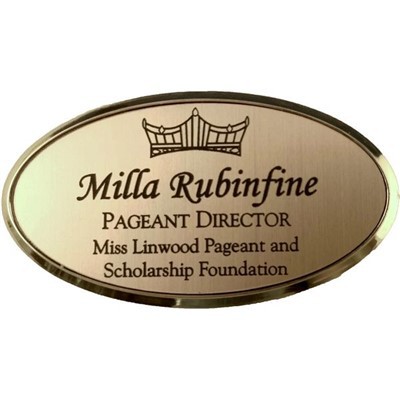 Blangko nga Metal Badge